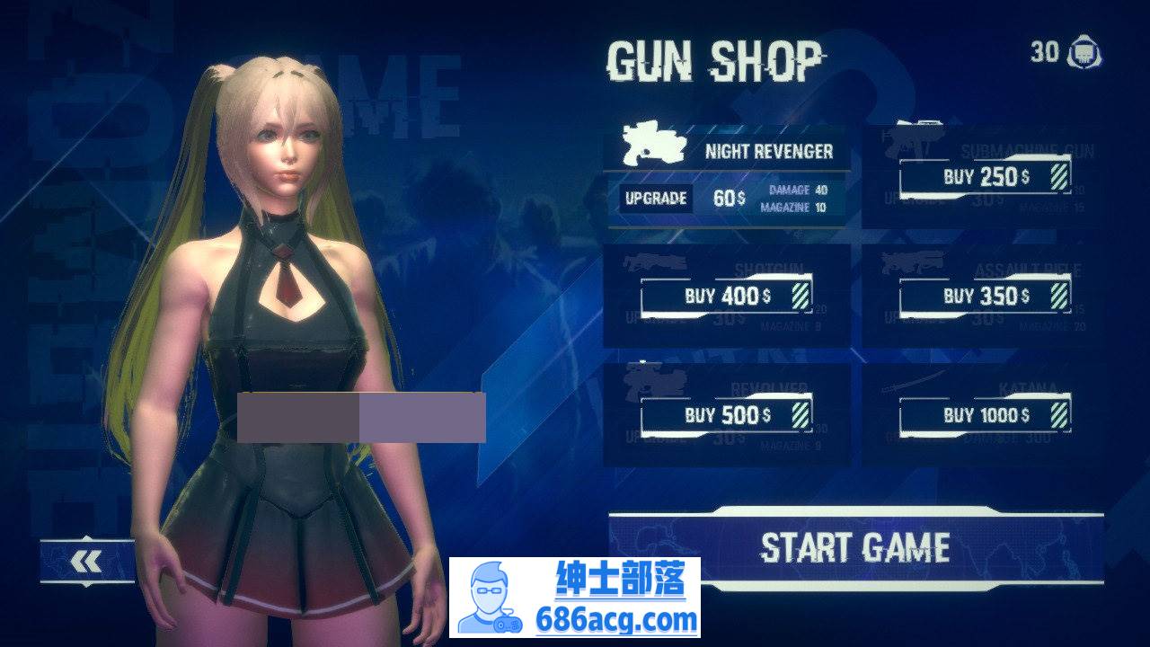 【3D动作/ACT/全动态】赛博女孩：绅士丧尸 STEAM官方中文步兵版【新作/CV/2G】-咔游